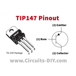 Transistor TIP-147T PNP TO-220