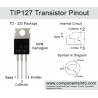 Transistr TIP127 PNP 100V 5A TO220