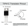 Transistor TIP41C NPN 100V 6A