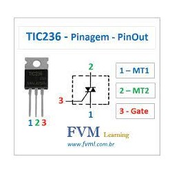 Transistor TIC236 TRIAC