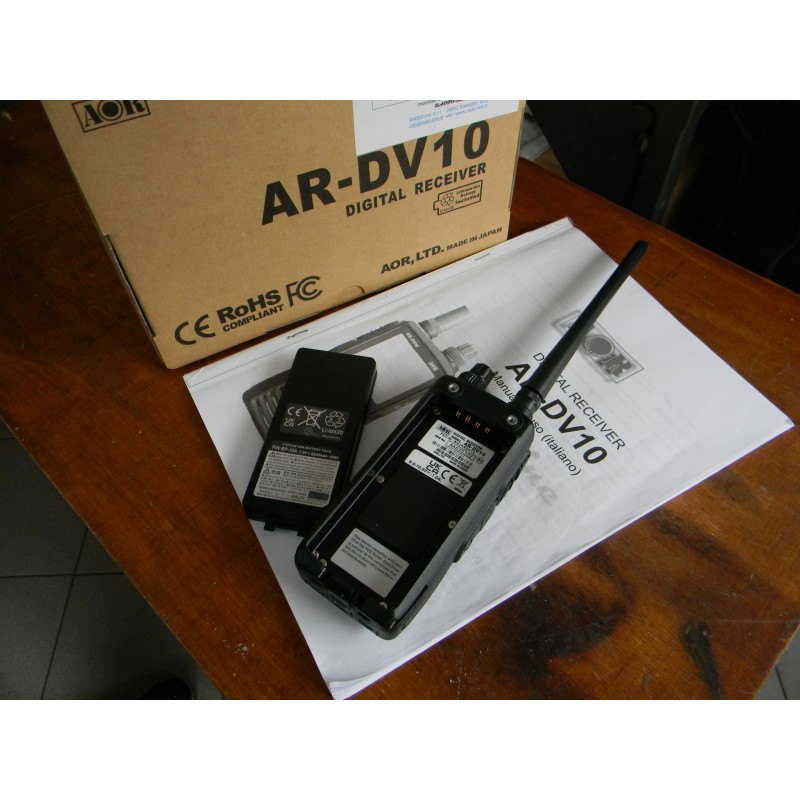 AOR AR-DV10 Ricevitore Portatile Usato Pochissimo